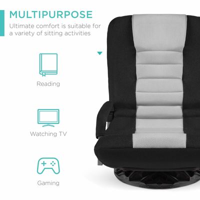Swivel Gaming Chair 360 Degree Multipurpose Floor Chair Rocker for TV Customized Color