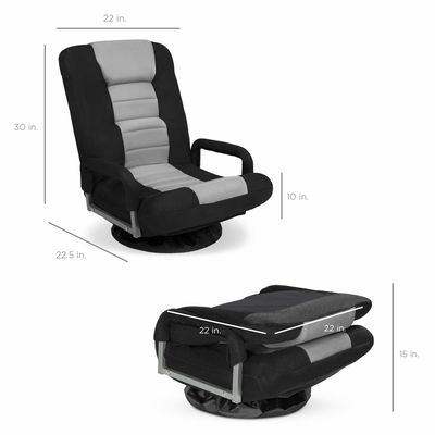 Swivel Gaming Chair 360 Degree Multipurpose Floor Chair Rocker for TV Customized Color