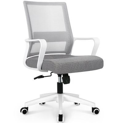 Executive Office Chair Mesh Chair with Lumbar Support and Adjustable Height Armrest