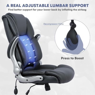 Modern Design Back Executive Office Chair for Maximum Weight of 275 Pounds Assurance