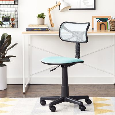 Small Office and Children Adjustable Height Rotating Mesh Desk Chairs with 3 Gas Lift