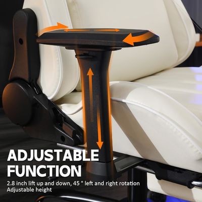 Customize Home Office Ergonomic Gaming Chair with Adjustable Height and Footrest