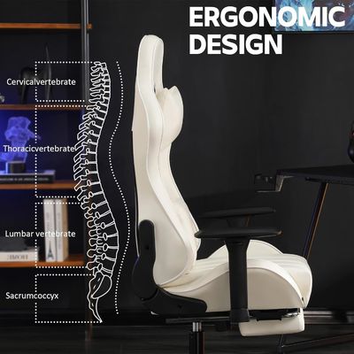 Customize Home Office Ergonomic Gaming Chair with Adjustable Height and Footrest