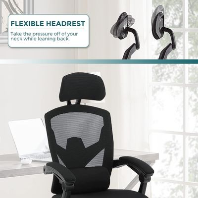 Mail Packing Ergonomic Office Chairs Reclining Backed Mesh Chairs with Lumbar Support
