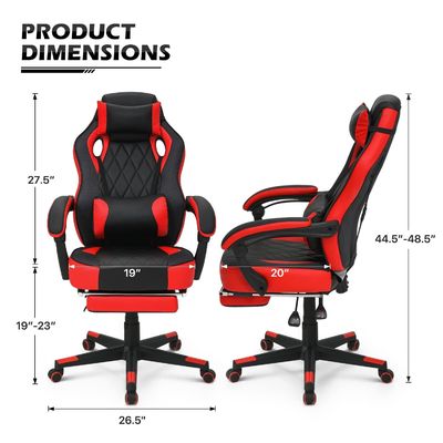 MODERN Ergonomic Computer Gaming Chair Racing Style PU Leather Chair Gaming 40.79 Pounds