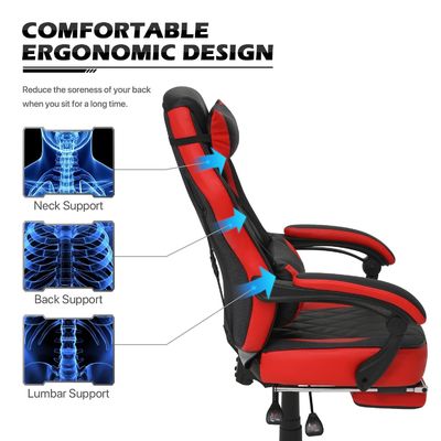 MODERN Ergonomic Computer Gaming Chair Racing Style PU Leather Chair Gaming 40.79 Pounds