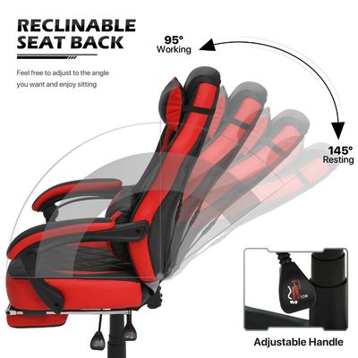 MODERN Ergonomic Computer Gaming Chair Racing Style PU Leather Chair Gaming 40.79 Pounds