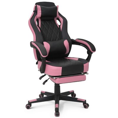 ALINUNU Racing Style PU Leather Gaming Chair with Customized Color and Ergonomic Design