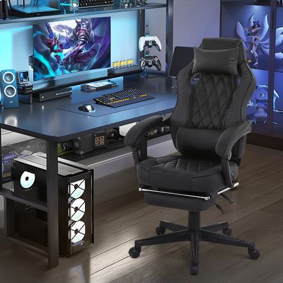 Get the Ultimate Gaming Chair at ALINUNU Racing Style PU Leather with Adjustable Height