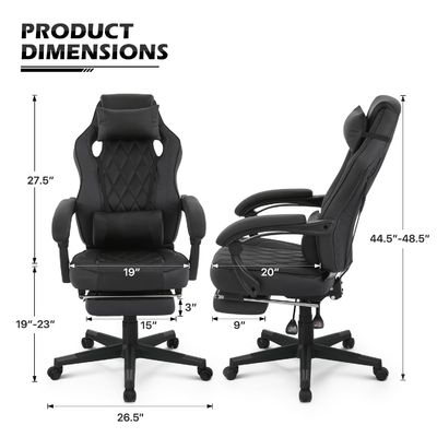 Get the Ultimate Gaming Chair at ALINUNU Racing Style PU Leather with Adjustable Height
