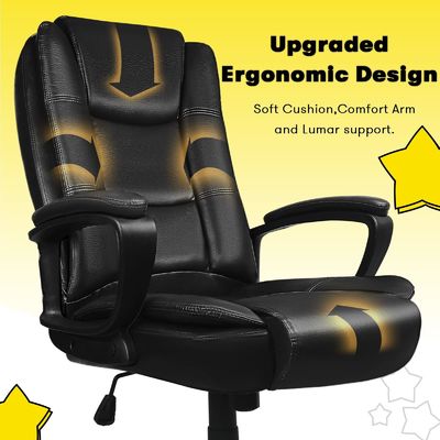 Adjustable Lumbar Support Office Chair Product Dimensions 23.82&quot;D x 24.53&quot;W x 46.4&quot;H