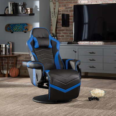 48.5 Pounds Gaming Chair with Footrest Customized Color and Multi-functional Features
