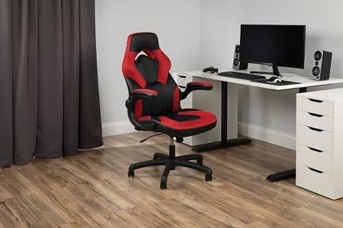 360 Swivel ALINUNU Gaming Chair Racing Style High Back PC Computer Desk with Headrest
