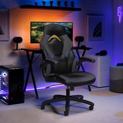 Leather Racing Style High Back Gaming Chair Ergonomic 360 Swivel PC Computer Desk Chair