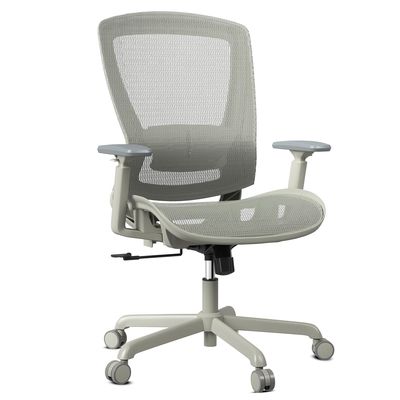Adjustable Lumbar Support Armrests Mesh Office Chair Sturdy Task Chair with Solid Back