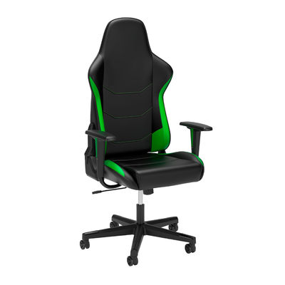 Height Adjustable Recliner Gaming Chair with 360 Swivel and Integrated Headrest