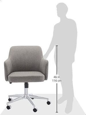 360 Degree Swivel Rolling Home Office Chair with Modern Design and Adjustable Height