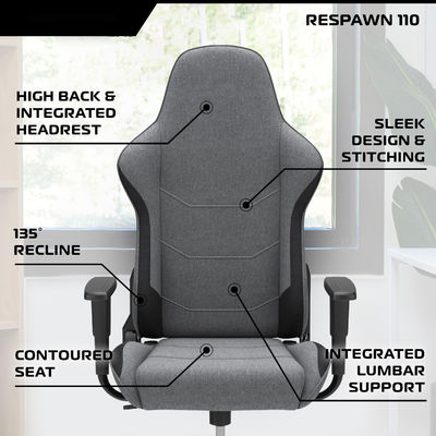 OEM ODM Customize Ergonomic PC Gaming Chair with Integrated Headrest Adults