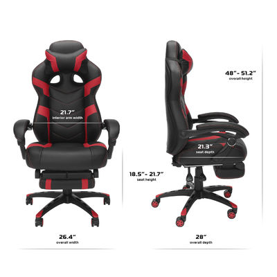 Integrated Headrest Ergonomic Lift Chair Gaming Computer Chair for Adults Customize