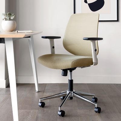 360 Swivel Mesh Computer Office Chair with Adjustable Lumbar Rest and Armrests 30 lbs