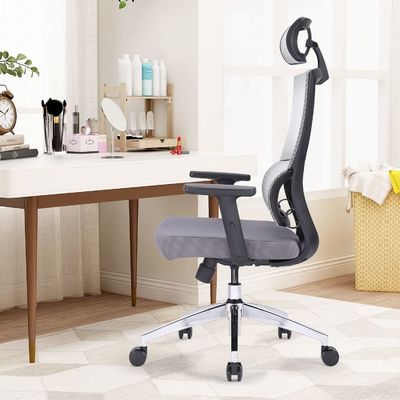Height Adjustable Office Chair L-Shaped Swivel Desk Chair for Adults Work at Home