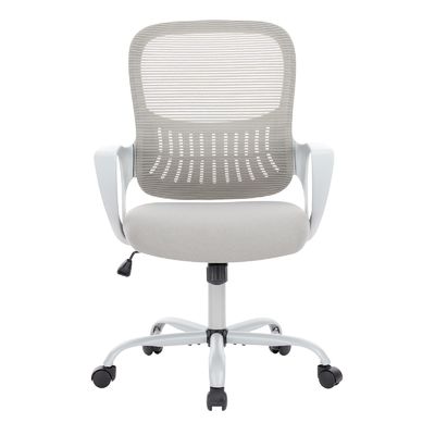 Materials Mid-Back Task Rolling Home Office Desk Chair with Wheels and Lumbar Support