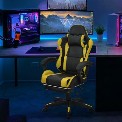 Mail Packing Customized Color Computer Gaming Chair with Headrest and Lumbar Support