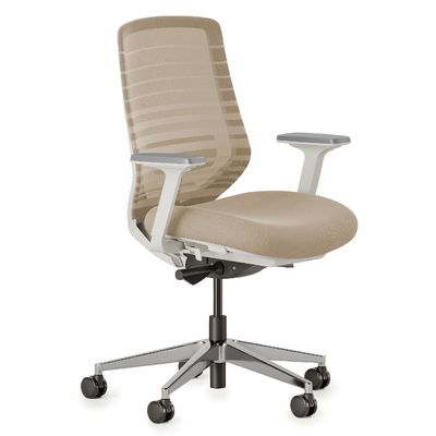 Recliner Function Home Office Chair with Adjustable Lumbar Support and 360 Swivel