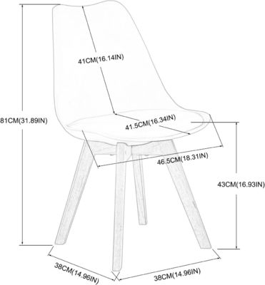 40'HQ Living Room Chairs with PU Cushion 1488pcs Prices Nordic Wooden Tulip Dining Chair