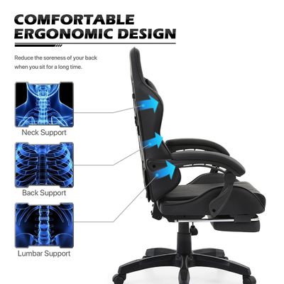 Mail Packing MODERN Design Style Adjustable Gamer Chair with Headrest and Lumbar