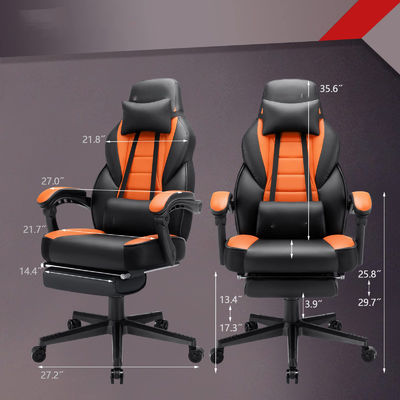 ALINUNU Racing Style Gaming Chair Office Computer Chair Gaming with Footrest and Headrest