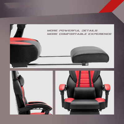 Customized Color Racing Style Gaming Chair with Footrest and Headrest 45 Pounds