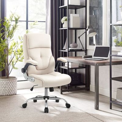 Customized Color Swivel Chair Linen Fabric Home Office Desk Chairs for Your Requirements