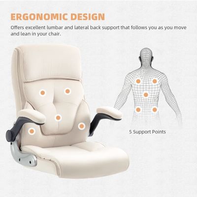 Customized Color Swivel Chair Linen Fabric Home Office Desk Chairs for Your Requirements