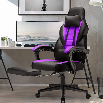 Fabric Gaming Chair with 360 Swivel Height Adjust and Recliner Function