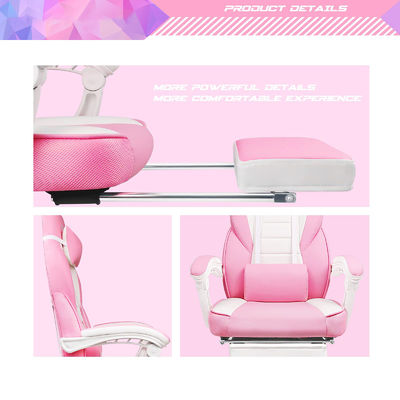 s Favorite Racing Style Gaming Chair with Footrest and Headrest Item Weight 45 Pounds