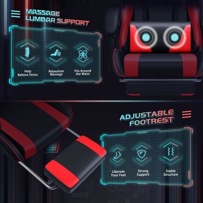 Modern Design ALINUNU Gaming Chair with Massage Lumbar Support and 360 Swivel Seat