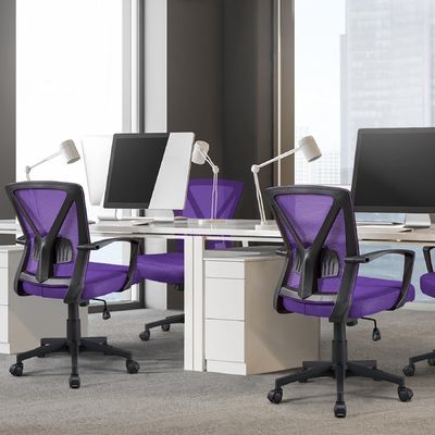 3 Gas Lift Ergonomic Office Chair with Customized Color and Adjustable Lumbar Support