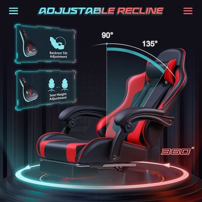 Modern Design ALINUNU Gaming Chair with Massage Lumbar Support and 360 Swivel Seat