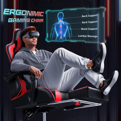 Modern Design ALINUNU Gaming Chair with Massage Lumbar Support and 360 Swivel Seat