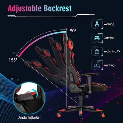 Upgrade Your Gaming Chair to ALINUNU Swivel Chair with RGB LED Lights Ergonomic Design