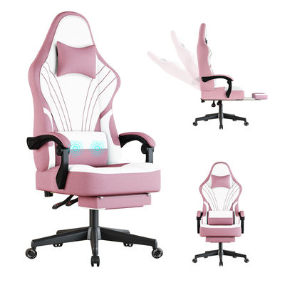 Modern Design Synthetic Leather Ergonomic Computer Gaming Chair with Footrest ALINUNU