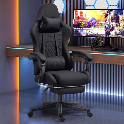 Ergonomic Adjustable Desk Computer Gaming Chair with Footrest Massage Customized Color