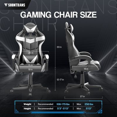Mail Packing Ergonomic Gamer Chair with Massage and Comfortable Design