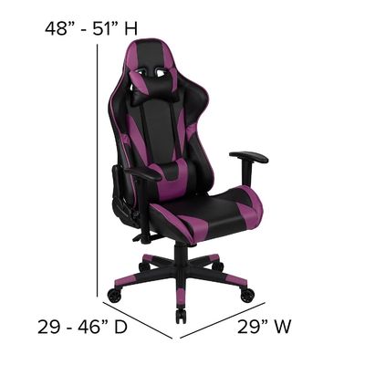 Racing Office Ergonomic Computer PC Adjustable Swivel Chair by ALINUNU Modern Design