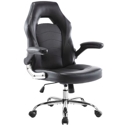 Synthetic Leather Swivel Chair ALINUNU Ergonomic Computer Gaming Chair for Home Racing