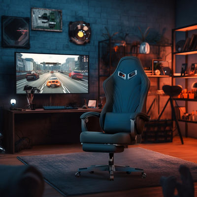 ALINUNU Ergonomic Computer Gaming Chair with Footrest Customizable Color Swivel Chair