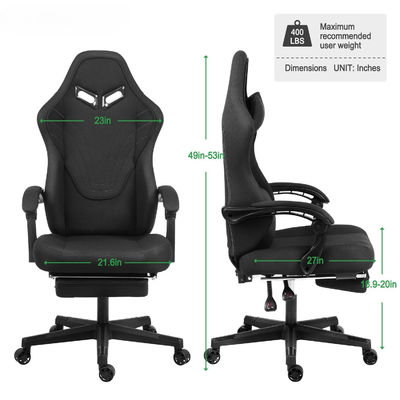 ALINUNU Ergonomic Computer Gaming Chair with Footrest Customizable Color Swivel Chair