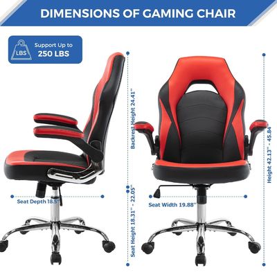 Swivel Style Customized Color Ergonomic Gaming Chair with Lumbar Support from ALINUNU