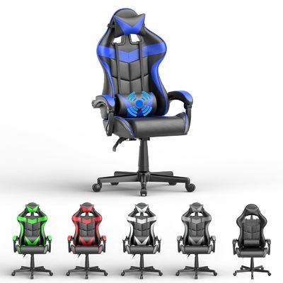 ALINUNU Ergonomic Gamer Chair with Massage and Synthetic Leather